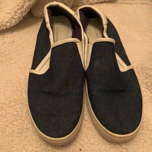 Liz Claiborne Denim and White Sneakers